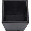 imageThe Novogratz Metal Indoor Outdoor Planter Large Planter Pot with Removable Stand Set of 2 Planters 30quot 24quotH BlackDark Gray