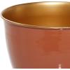imageThe Novogratz Metal Planter Set of 2 9quot 12quotH BlueOrange