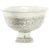 imageDeco 79 Metal Indoor Outdoor Planter Small Planter Pot with Embedded Details Planter 8quot x 8quot x 6quot Silver
