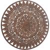 imageDeco 79 Wood Starburst Handmade Home Wall Decor Carved Wall Sculpture Wall Art 36quot x 1quot x 36quot Multi ColoredBrown