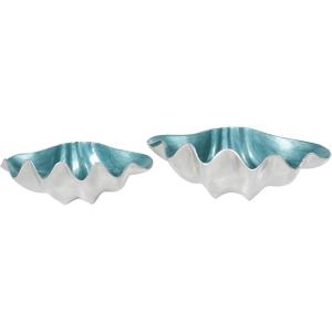 imageDeco 79 Metal Indoor Outdoor Planter Wash Textured Large Planter Pot with Open Framed Black Caged Base Set of 3 Planters 33quot 28quot 22quot H BlackTeal