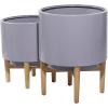imageDeco 79 16599 Planter 20quot 16quot H Grey