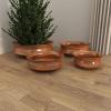 imageDeco 79 31311 Metal Planter Set of 4 22quot18quot14quot11quot Copper