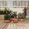 imageDeco 79 31311 Metal Planter Set of 4 22quot18quot14quot11quot Copper