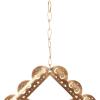imageDeco 79 41415 Eclectic Owl Bells Windchime 1quot W x 29quot H Gold MultiColored