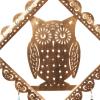 imageDeco 79 41415 Eclectic Owl Bells Windchime 1quot W x 29quot H Gold MultiColored