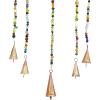 imageDeco 79 41415 Eclectic Owl Bells Windchime 1quot W x 29quot H Gold MultiColored