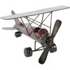 imageDeco 79 68387 Metal Plane Can Be Places Anywhere SMALL SIZE Gray