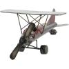 imageDeco 79 68387 Metal Plane Can Be Places Anywhere SMALL SIZE Gray