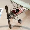 imageDeco 79 68387 Metal Plane Can Be Places Anywhere SMALL SIZE Gray