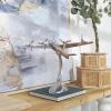imageDeco 79 Aluminum Metal Airplane Decorative Sculpture Home Decor Statue Accent Figurine 12quot x 17quot x 9quot Silver