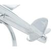 imageDeco 79 Aluminum Metal Airplane Decorative Sculpture Home Decor Statue Accent Figurine 12quot x 17quot x 9quot Silver
