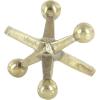 imageDeco 79 Aluminum Metal Jack Decorative Sculpture Home Decor Statues Set of 2 Accent Figurines 4quot 5quotH GoldGold