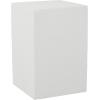 imageDeco 79 Contemporary Magnesium Oxide Garden Stool 17quot x 17quot x 24quot White