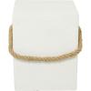 imageDeco 79 Contemporary Magnesium Oxide Square Outdoor Accent Table 15quot x 15quot x 18quot AquamarineWhite