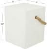imageDeco 79 Contemporary Magnesium Oxide Square Outdoor Accent Table 15quot x 15quot x 18quot AquamarineWhite