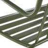 imageDeco 79 Farmhouse Metal Solid Outdoor Bench 47quot x 26quot x 40quot SilverGreen