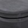imageDeco 79 Fiberclay Ceramic Outdoor Accent Table 14quot x 14quot x 16quot BlackBlack