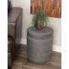 imageDeco 79 Fiberclay Ceramic Outdoor Accent Table 14quot x 14quot x 16quot BlackBlack