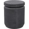 imageDeco 79 Fiberclay Ceramic Outdoor Accent Table 14quot x 14quot x 16quot BlackBlack