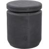 imageDeco 79 Fiberclay Ceramic Outdoor Accent Table 14quot x 14quot x 16quot BlackBlack
