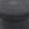 imageDeco 79 Fiberclay Ceramic Outdoor Accent Table 14quot x 14quot x 16quot BlackDark Grey