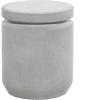 imageDeco 79 Fiberclay Ceramic Outdoor Accent Table 14quot x 14quot x 16quot BlackLight Gray