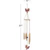 imageDeco 79 Gold Metal Eclectic Windchime 5quot x 5quot x 37quotGold