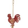 imageDeco 79 Gold Metal Eclectic Windchime 5quot x 5quot x 37quotGold