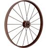 imageDeco 79 IndoorOutdoor Large Red Metal Wheel Wall Decor 43quotRed