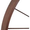 imageDeco 79 IndoorOutdoor Large Red Metal Wheel Wall Decor 43quotRed