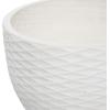 imageDeco 79 Magnesium Oxide Indoor Outdoor Large Pot with Wood Legs Set of 2 Planters 16quot 13quotH WhiteWhite