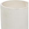 imageDeco 79 Magnesium Oxide Indoor Outdoor Large Pot with Wood Legs Set of 2 Planters 16quot 13quotH WhiteWhite