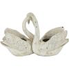 imageDeco 79 Magnesium Oxide Swan Indoor Outdoor Planter Large Planter Pot Planter 30quot x 10quot x 19quot White30 x 10 x 19