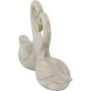 imageDeco 79 Magnesium Oxide Swan Indoor Outdoor Planter Large Planter Pot Planter 30quot x 10quot x 19quot White32 x 7 x 17