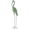 imageDeco 79 Metal Crane Decorative Garden Sculpture Indoor Outdoor Garden Statues Set of 2 Outdoor Sculptures 40quot 38quotH GreenGreen