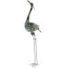 imageDeco 79 Metal Crane Decorative Garden Sculpture Indoor Outdoor Garden Statues Set of 2 Outdoor Sculptures 40quot 38quotH GreenGreen