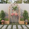 imageDeco 79 Metal Crane Decorative Garden Sculpture Indoor Outdoor Garden Statues Set of 2 Outdoor Sculptures 40quot 38quotH GreenPink
