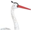 imageDeco 79 Metal Crane Decorative Garden Sculpture Indoor Outdoor Garden Statues Set of 2 Outdoor Sculptures 40quot 38quotH GreenWhite