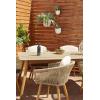 imageDeco 79 Metal Indoor Outdoor Planter Large Planter Pot with Removable Gold Stand Set of 2 Planters 16quot 13quotH WhiteWhite