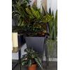 imageDeco 79 Metal Indoor Outdoor Planter Large Planter Pot with Tapered Base Set of 3 Planters 20quot 25quot 30quotH Dark GrayGray