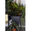 imageDeco 79 Metal Indoor Outdoor Planter Large Planter Pot with Tapered Base Set of 3 Planters 20quot 25quot 30quotH Dark GrayGray