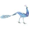 imageDeco 79 Metal Peacock Decorative Garden Sculpture Indoor Outdoor Garden Statue with Crystal Accents Outdoor Sculpture 31quot x 7quot x 20quot TealBlue