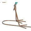 imageDeco 79 Metal Peacock Decorative Garden Sculpture Indoor Outdoor Garden Statue with Crystal Accents Outdoor Sculpture 31quot x 7quot x 20quot TealTeal