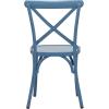 imageDeco 79 Metal Solid Outdoor Dining Chair  GreenBlue