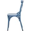 imageDeco 79 Metal Solid Outdoor Dining Chair  GreenBlue