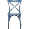 imageDeco 79 Metal Solid Outdoor Dining Chair  GreenBlue