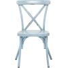 imageDeco 79 Metal Solid Outdoor Dining Chair  GreenLight Blue