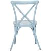 imageDeco 79 Metal Solid Outdoor Dining Chair  GreenLight Blue