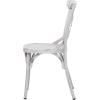 imageDeco 79 Metal Solid Outdoor Dining Chair  GreenWhite